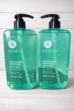 LUSETA (JUMBO 2-PK!) Collagen Peptide Body Wash -Smooth & Firm Skin - 33.8 Oz EA 1.04 per gallon