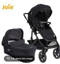 Joie Vinca Stroller with Ramble XL Carry Cot All Weather Lined & Cushioned Black