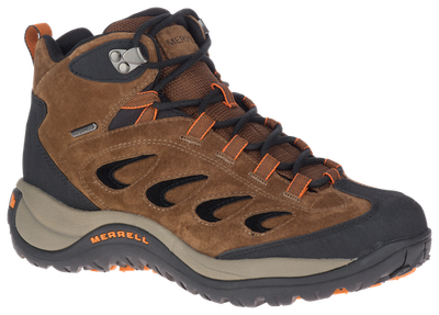 Merrell Reflex 4 Mid Waterproof Hiking Boots for Men - Earth 