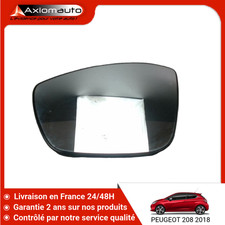 Glace de rétroviseur Peugeot 208