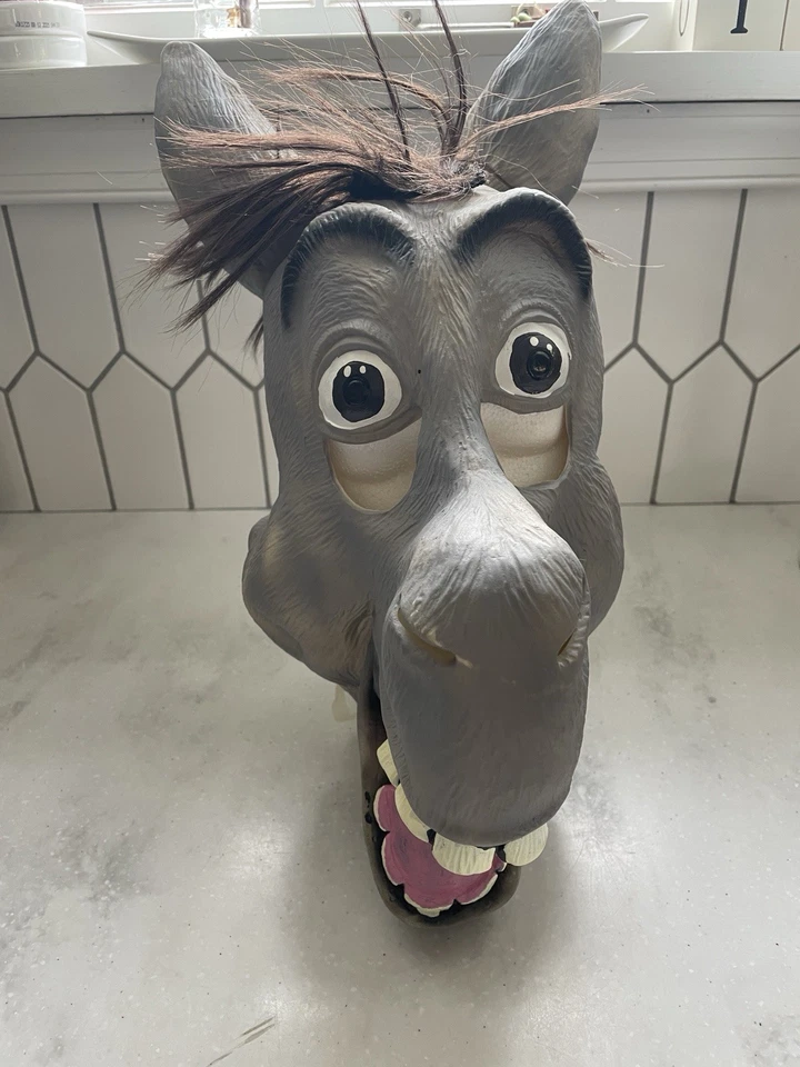 Funny Donkey Head Mask Shrek Movie Halloween Costume Party Horse Face Cosplay - Image 4 of 4