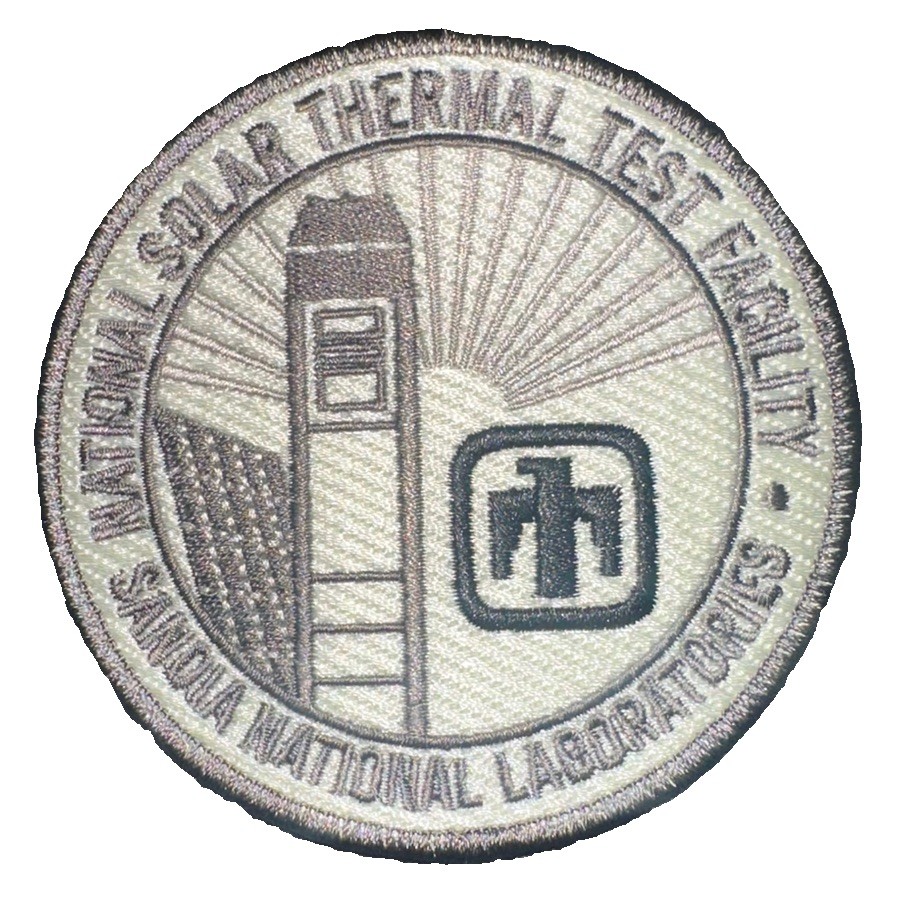Parche Policía Prueba Térmica Tonopah Pantex Departamento de Energía de Sandia Labs USAF