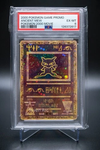 2000 Pokémon Ancient Mew PSA 6 EX-MT | Movie Promo Holo | Vintage WOTC