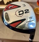Top Flite D2 3-Wood 15° Golf Club RH 42-1/2” D2 Low Torque Shaft Medium-Firm — photo 10