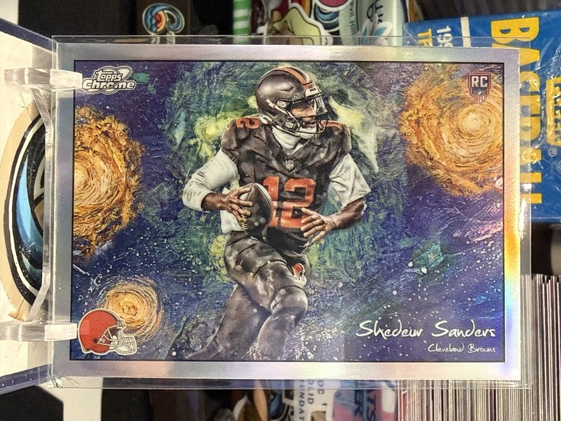 2025 Topps Chrome Cosmic Stars in the Night Shedeur Sanders Rookie STN-3 TZ