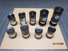 Parks Gold Series Plossl Telescope Eyepiece Qty. 9 Piece Set Made in Japan