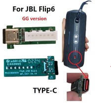 Replacement Parts for JBL Flip 6 GG Speaker PCB Charge Port Headphones