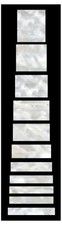 Inlaystickers Fret Markers for Guitars Bass - LP/SG Blocks - White
