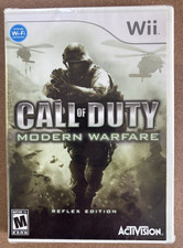 Call of Duty Modern Warfare Reflex Edition Nintendo Wii NEW Factory Sealed 2009