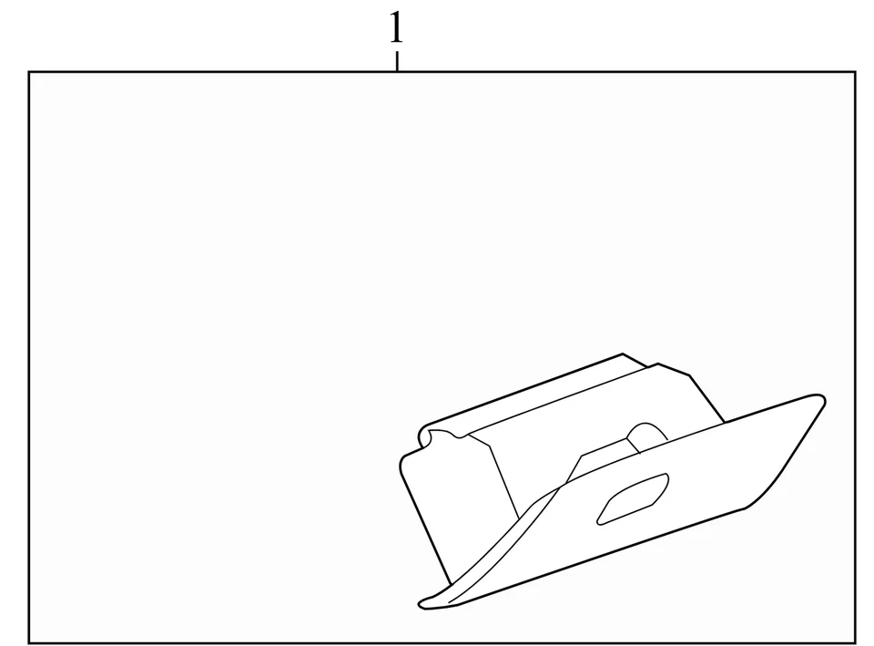 Chevrolet Malibu 2008-2012 guantera usada 22775887 OEM Foto 2 de 4
