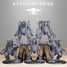 Scavenger Clankers Grimdark 3D Printed Miniatures Station Forge 16k