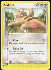 Slakoth 45/109 Uncommon EX Ruby and Sapphire MP Pokemon
