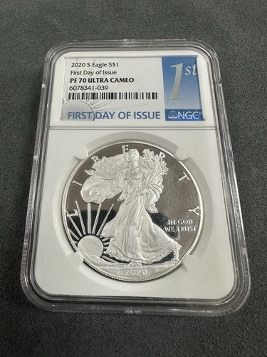 2020 S American Silver Eagle NGC PF70 Ultra Cameo