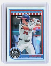 CJ Weinstein 2025 Panini Stars & Stripes USA Baseball #142 Refractor