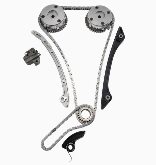 Timing Chain Kit with 2 VVT & Oil Pump Chain (9pcs) Compatible with Land Rover R