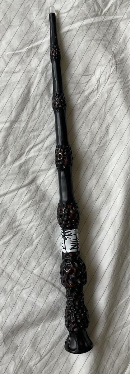 Harry Potter Dumbledore Illuminating Wand Noble Collection Elder Wand LED  Tip