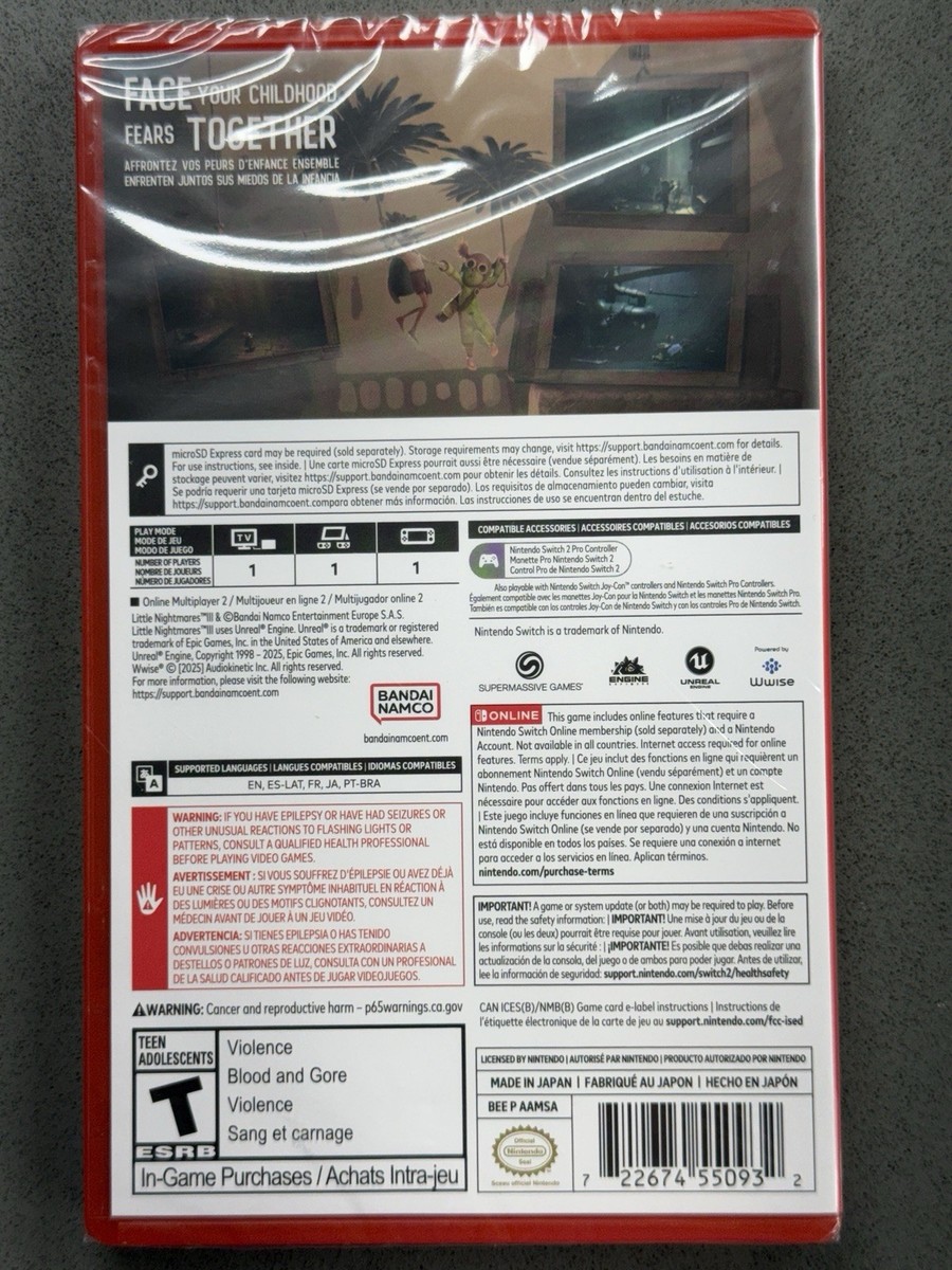 NEW Authentic Switch 2 Little Nightmares III 3 #i28 722674550932| eBay