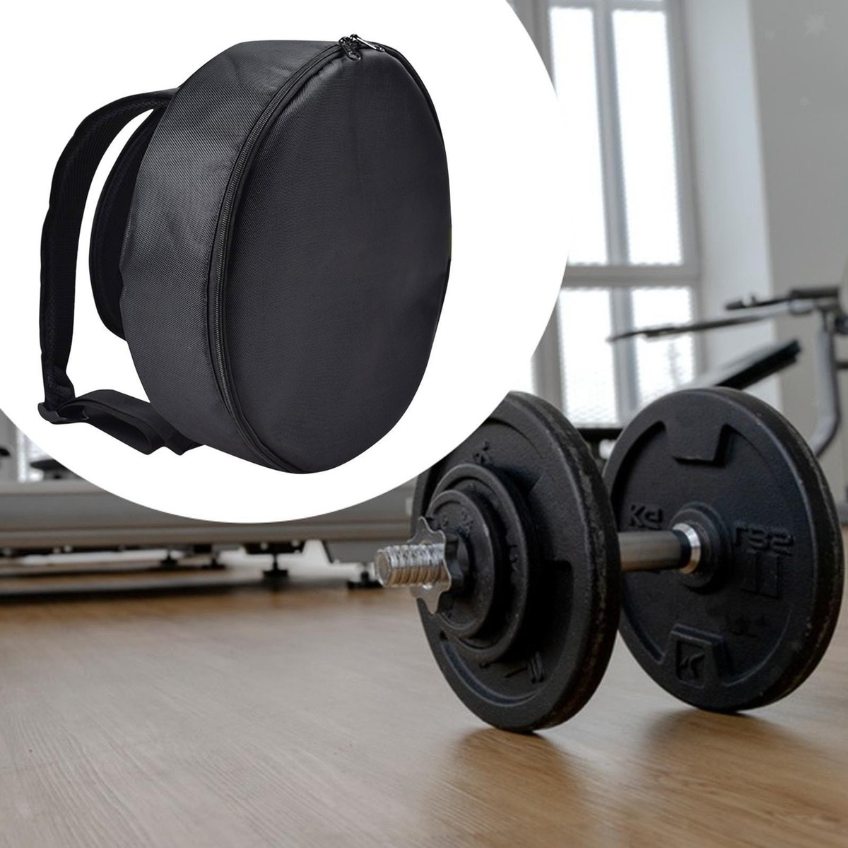 Weighted Backpack for Gym Weight Plate Dumbbell Plates Exercise