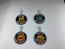 Hot Wheels REDLINES 4 TABS-HEAVYWEIGHTS. FIRE ENGINE, TOW TRUCK -2, AMBULANCE