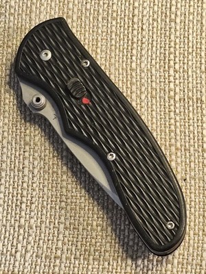Gerber Folding Knife with Black Synthetic Handle