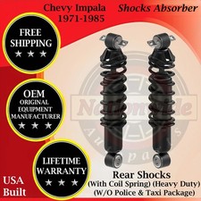 Monroe OEM Rear Shocks Absorber For 1971-1985 Chevy Impala HD Lifetime Warranty