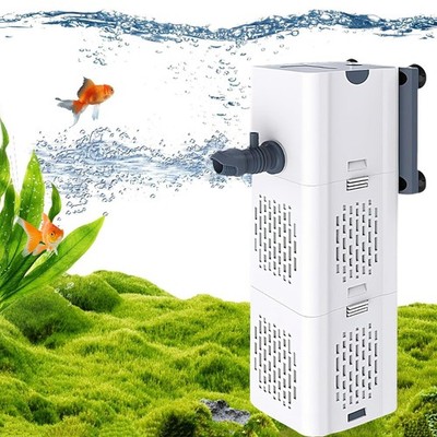Aquarium Filter Leiser Aquarium Innenfilter 6W 500L/H Aquarienfilter Filterpumpe
