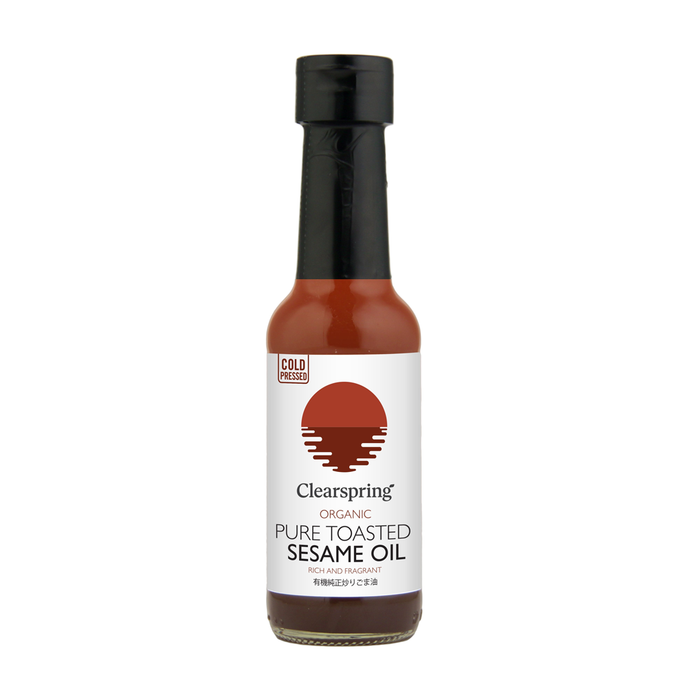Clearspring Organic Pure Toasted Sesame Oil 150ml Cold Pressed