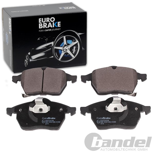 Eurobrake BremsbelÄGe Satz Vorderachse Passend FÜR Opel Astra Zafira Saab 9-3-image