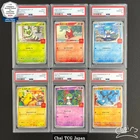 PSA 10 Complete Set Of 6 Pikachu 020/M-P McDonald's Promo Pokemon Card Japanese