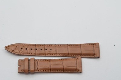 ULYSSE NARDIN LEDER ARMBAND 19MM FÜR DORNSCHLIESSE 16MM 19-16 NEU BRAUN XL