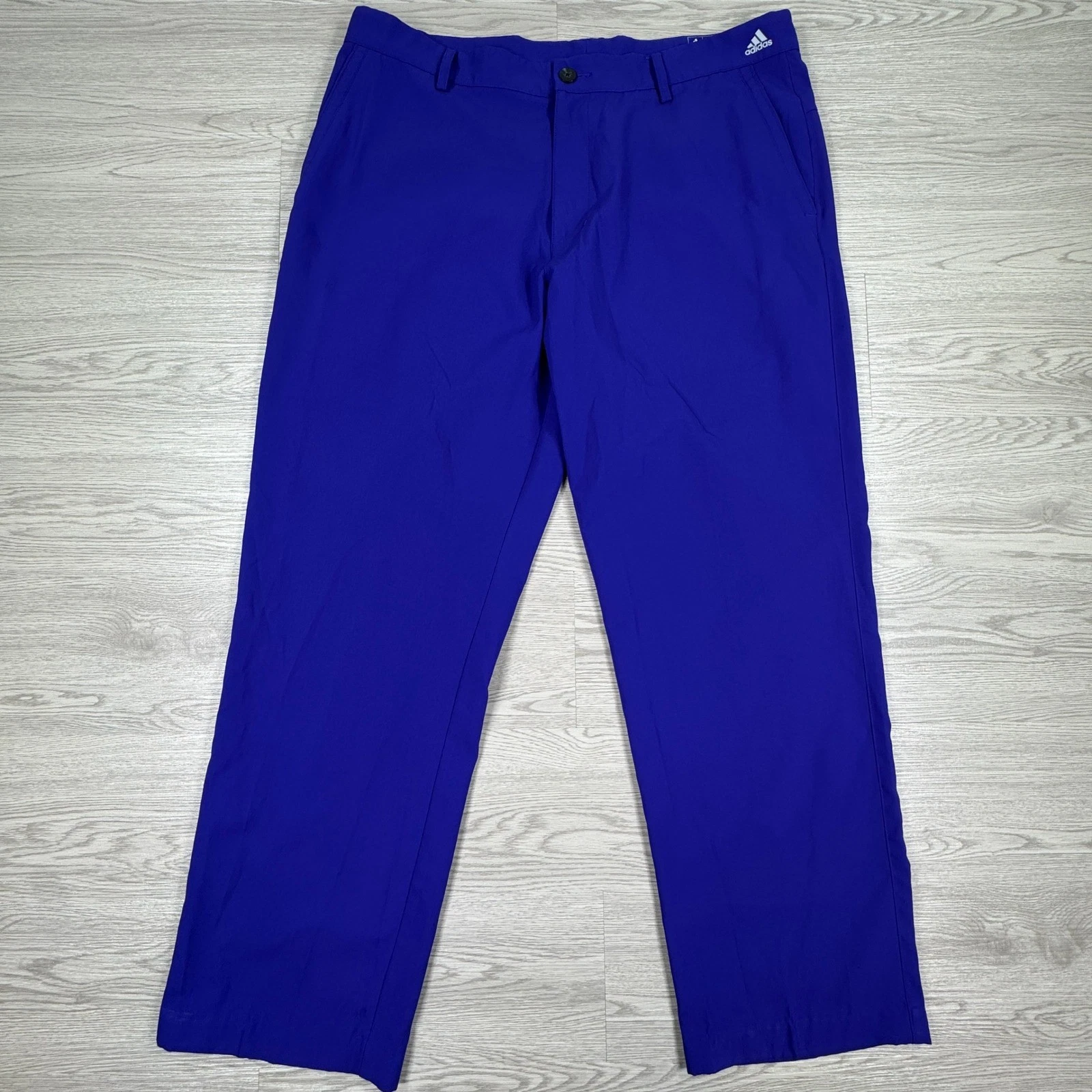Adidas Mens Pants Adizero Golf Purple Performance Flat Front 40x32(30)