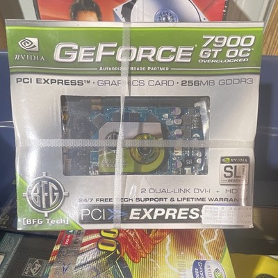 BFG Tech NVIDIA GeForce 7900 GT OC 256MB GDDR3 PCIe Overclocked SLI DX