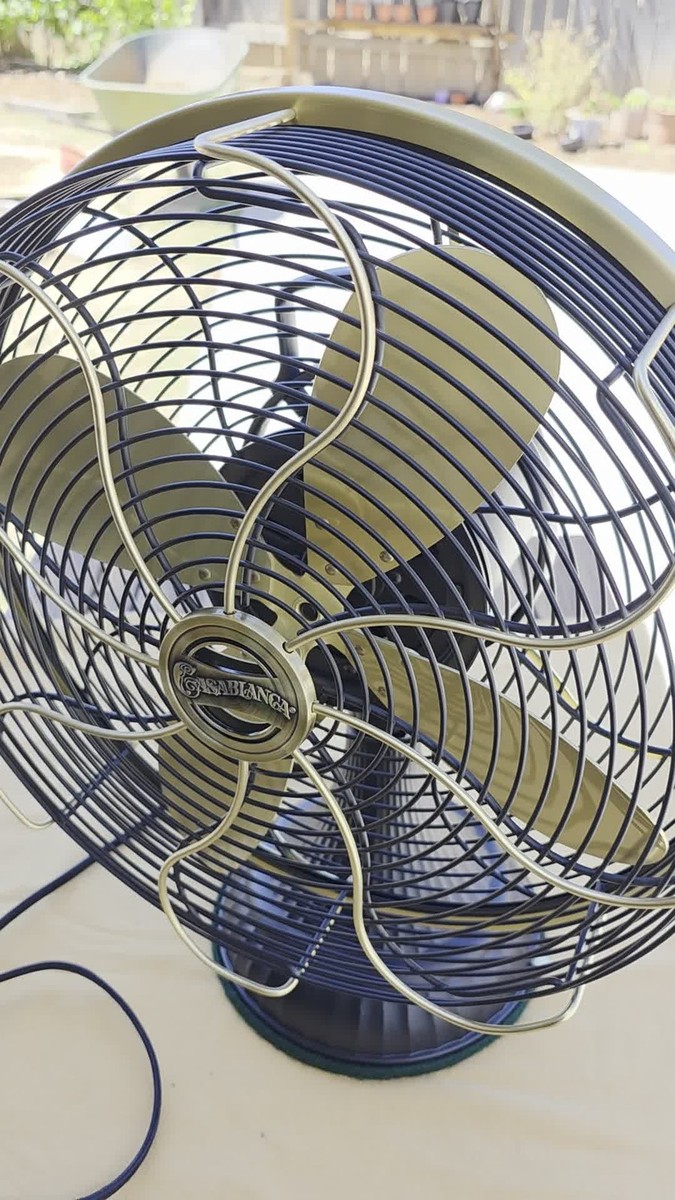 Vintage Casablanca Zephair Oscillating Table Fan 16