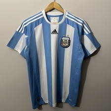 Adidas Argentina 2009 2010 Home Football Shirt Soccer Jersey Youth Size XL