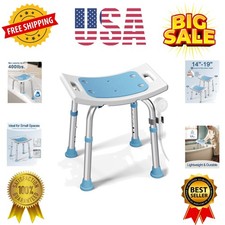 Shower Chair for Inside Shower, 400 lbs Adjustable Shower Stool with Suction ...