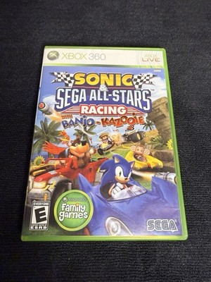 Sonic & Sega All-Stars Racing With Banjo-Kazooie (Xbox 360, 2010) CIB. Tested