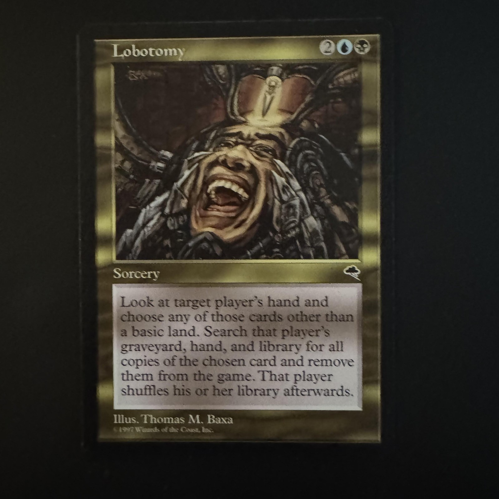 Magic The Gathering Tempest Lobotomy #267 Lightly played