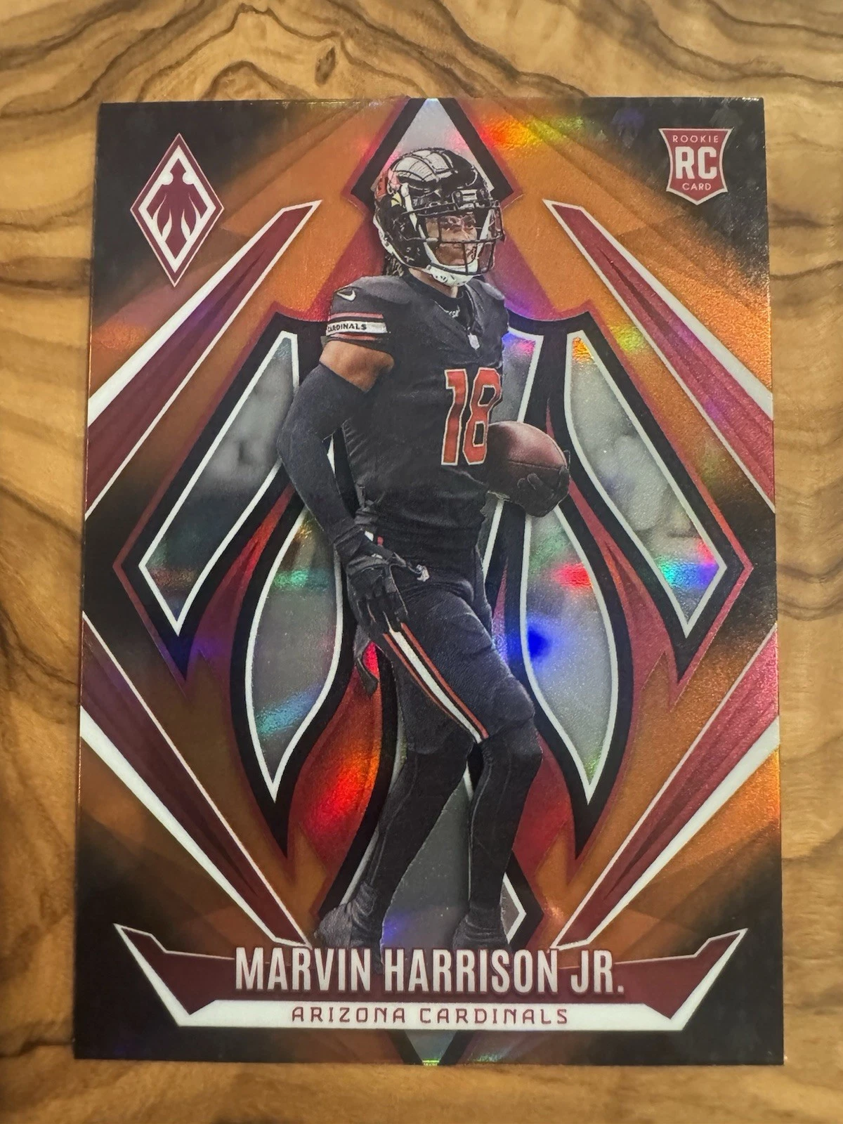 2024 Panini Phoenix Marvin Harrison Jr. Orange Fade #226 Cardinals Rookie RC