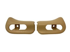 Sun Visor Trim Caps Set For Mercedes R129 Sl Class 1994-2001 Mushroom Beige