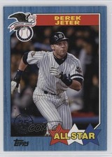 2022 Series 2 1987 Topps All-Star Baseball Blue Derek Jeter #87AS-47 HOF 00rs