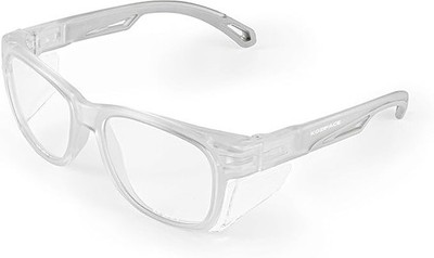 Gafas seguridad antivaho z87 con proteccion lateral lente clara resistente rayas