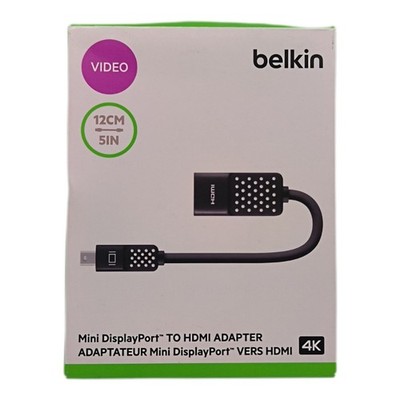 Belkin Mini DisplayPort-/HDMI-Adapter (geeignet für 4K-Auflösung, Macbook Air, M