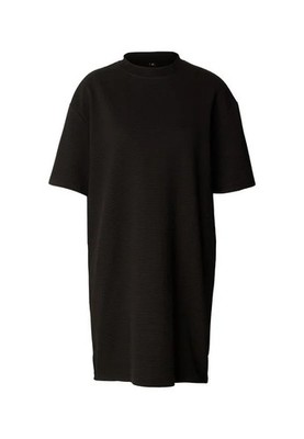Urban Classics Kurzes Kleid Damen Ladies Structured Jersey Tee Dress schwarz