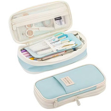 Pencil Case, Pen Pouch Large Capacity, Stationery Box Makeup Bag School Student