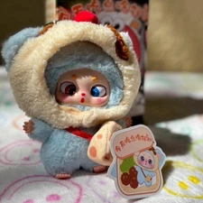 Baby Three–Bean Baby “What Should I Eat Today” Plush Series: Caramel Cheese Cube