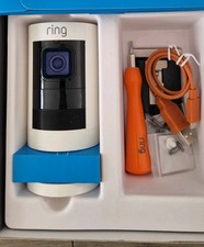 Ring Outdoor Camera Battery (Stick Up Cam) HD Security Camera 1080p Video White