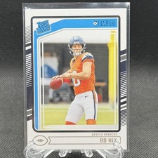 2024 Panini Donruss - Rated Rookie Bo Nix #369 (RC) Broncos