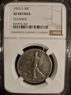 1933 S Walking Liberty Half Dollar 50C Silver NGC XF Details