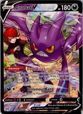 Crobat V TG20/TG30 Holo Ultra Rare Lost Origin Trainer Gallery Pokemon NM