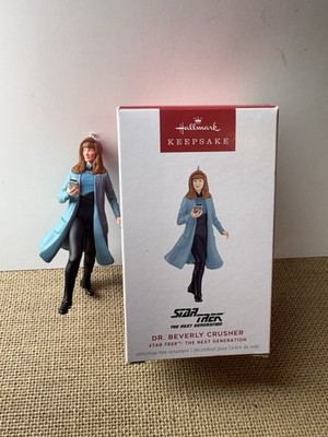 Hallmark Keepsake Christmas Star Trek The Next Generation DR CRUSHER ornament